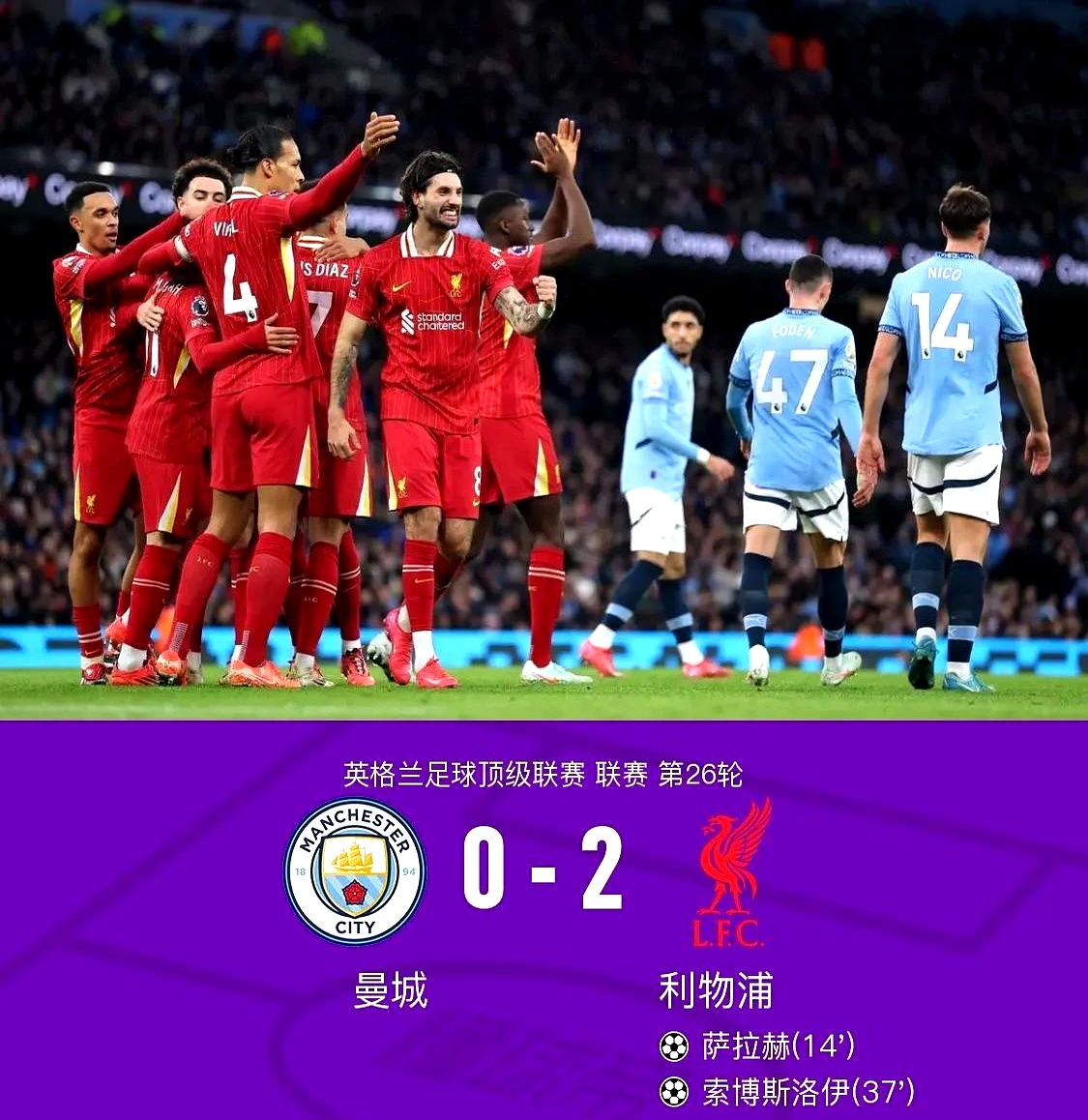 曼城继续领跑积分榜，全队斗志昂扬的简单介绍