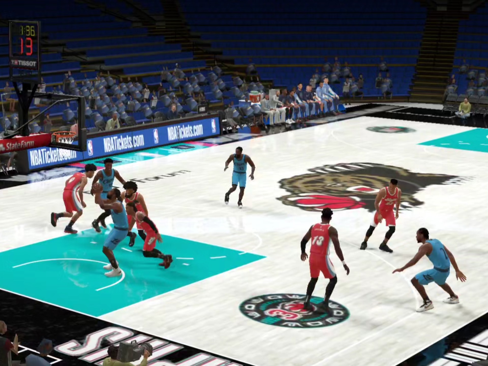 1xbet体育馆-超级焦点大战！快船对战篮网