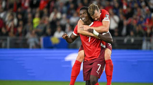 瑞士队在欧洲预选赛中取得了令人惊讶的胜利